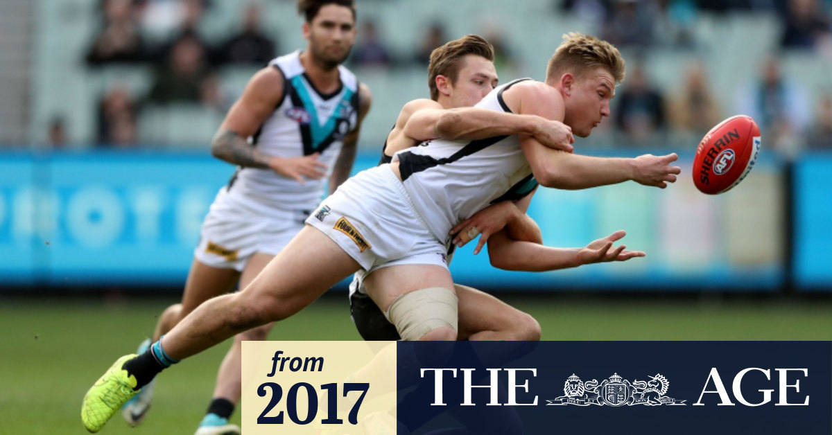 Collingwood v Port Adelaide Power at home at the 'G